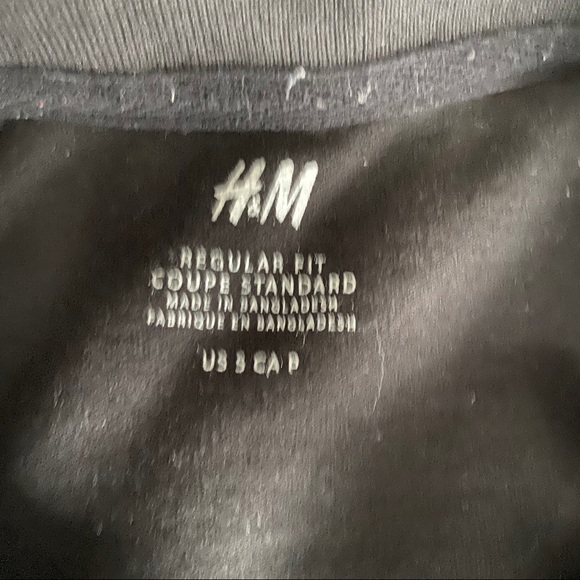 H&M Black Long Sleeve Polo - Picture 3 of 3